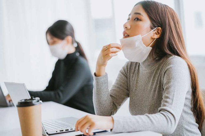 The,Woman,Had,To,Remove,The,Mask,To,Breathe,After 8 Ways to Nix Face Mask Bad Breath