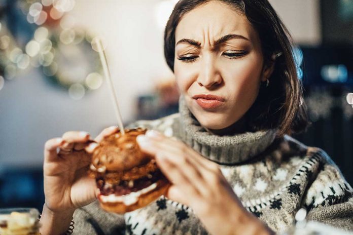 A,Frustrated,Woman,Frowns,Because,She,Can't,Feel,The,Aroma No Taste or Smell? Possible Causes Other Than COVID