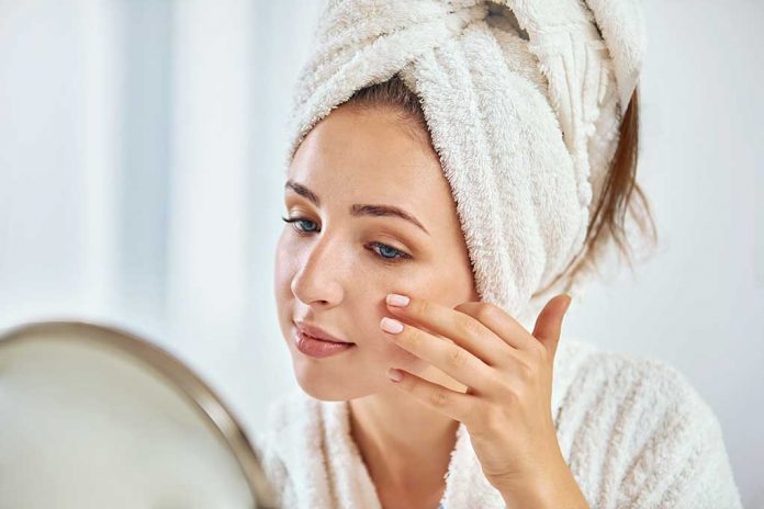 A,Young,Brunette,Woman,With,A,Towel,Wrapped,Round,Her Puffy Morning Face? Here Are 4 Easy Solutions