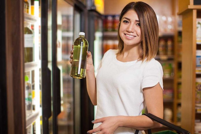 Cute,Young,Woman,Buying,Some,Water,With,Chlorophyll,At,A Chlorophyll Water: Health Hack or All Hype?